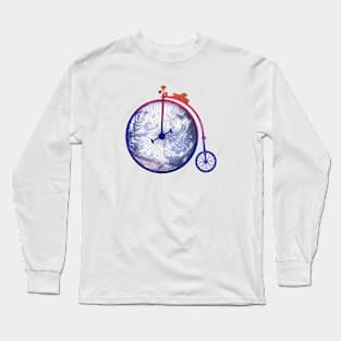 Vintage World Bicycle Traveler Long Sleeve T-Shirt